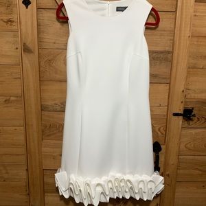 White engagement dress